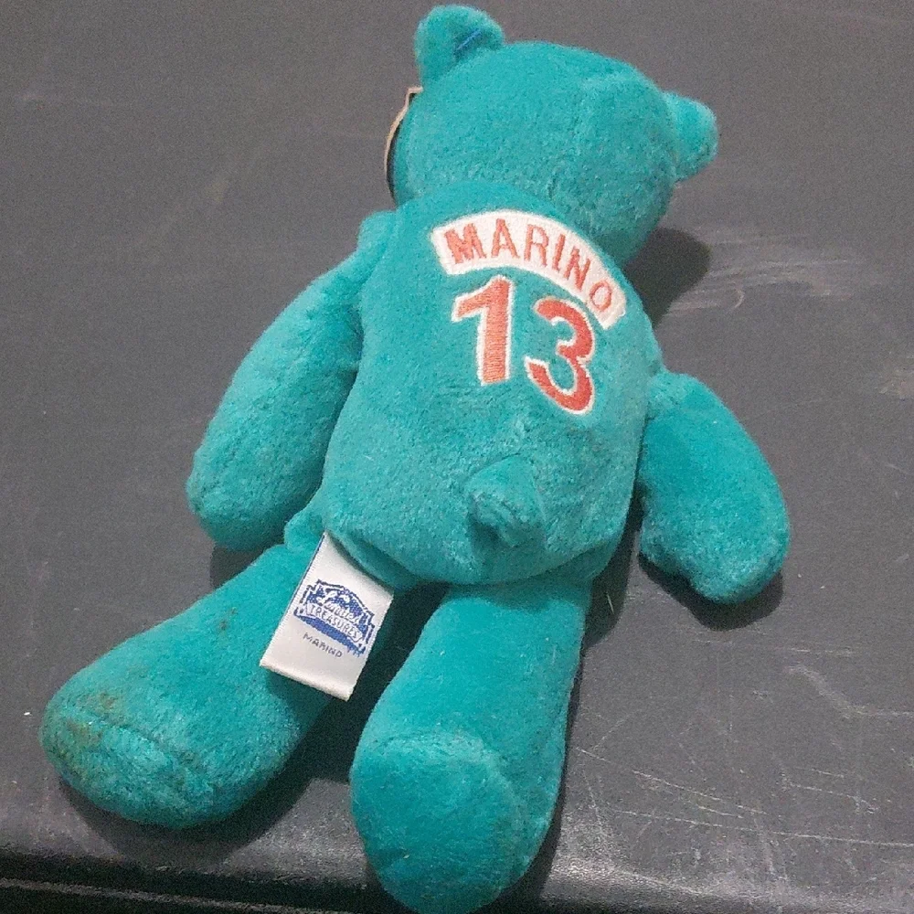 Teal Plush Bear Toy